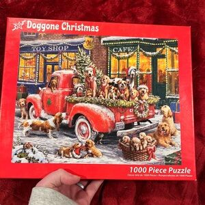 Doggone Christmas 🐕 by Marcella Corti 1000 piece puzzle